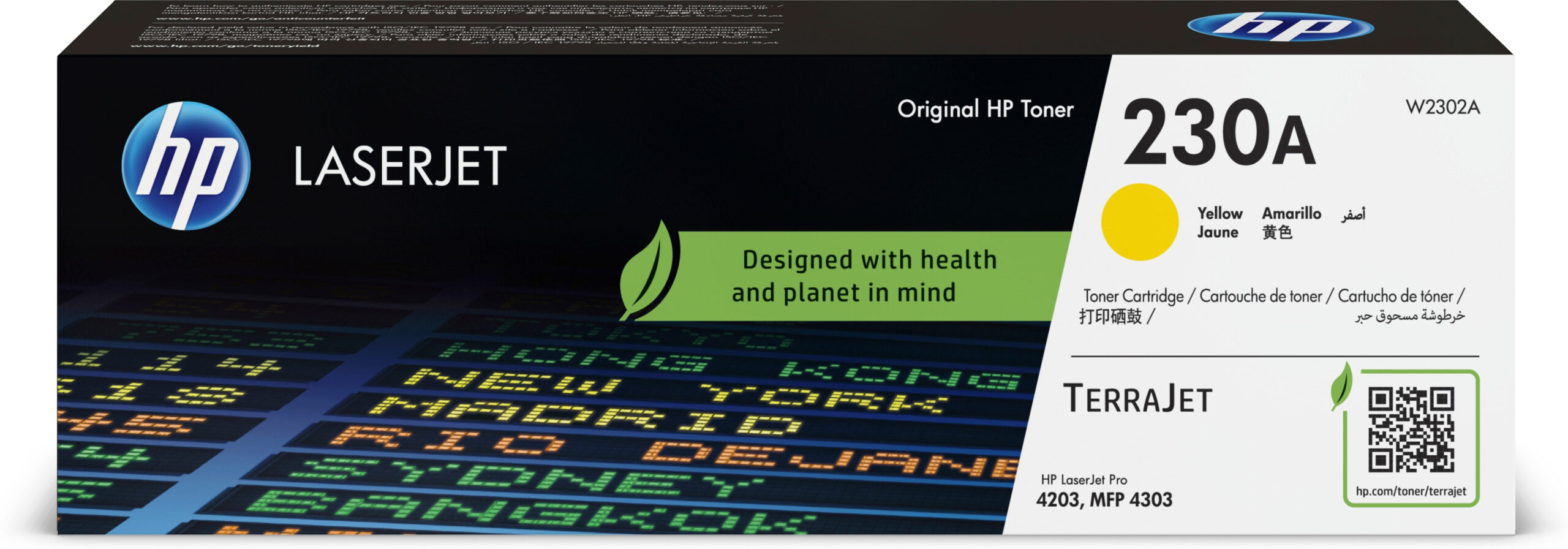 Tóner Hp 230A  Yellow Laserjet (W2302A) 2