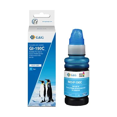 Tinta Alternativa  Gi-190 Cyan 70 Ml G&G 1