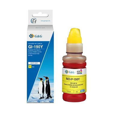 Tinta Alternativa Gi-190 Yellow 70 Ml G&G 1