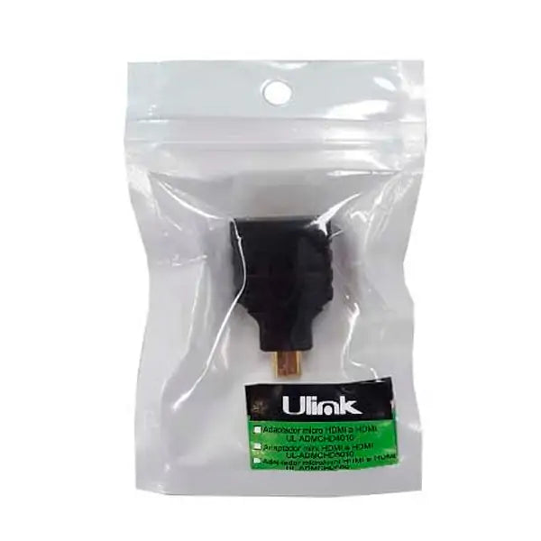 Adaptador Micro Hdmi 1080P Macho A Hdmi Hembra / Ul-Admchd4010 3