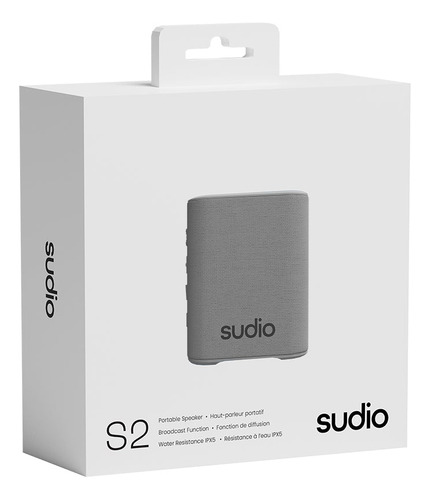 Parlante Sudio S2 Bluetooth Cool Grey 4