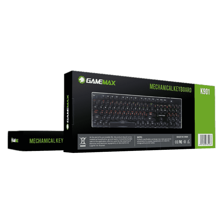 Teclado Gamer Mecánico Gamemax Kg901 Rgb (Ingles) 8