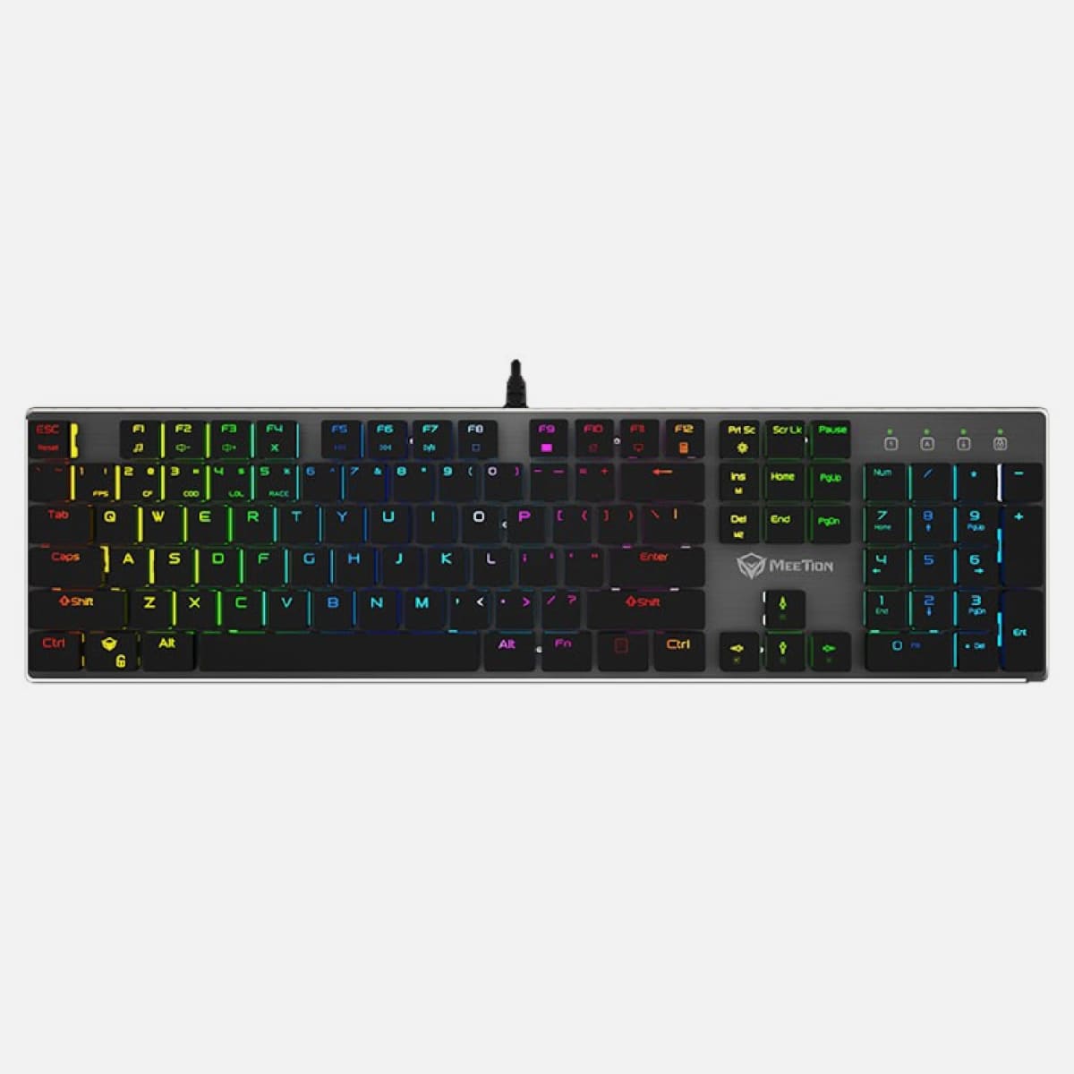 Teclado Gamer Ultrathin Mechanial Mk80 Meetion 1