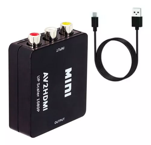 Adaptador Rca Hembra A Hdmi Hembra /Av Ulink 1