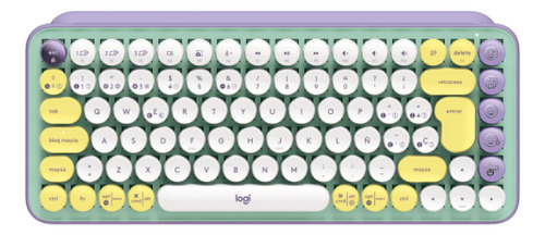 Teclado Mecanico Logitech Pop Keys Menta Emojis Day Dream Color Del Teclado Daydream Idioma Español España Español Latinoamérica 1