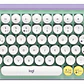Teclado Mecanico Logitech Pop Keys Menta Emojis Day Dream Color Del Teclado Daydream Idioma Español España Español Latinoamérica - Miniatura 1