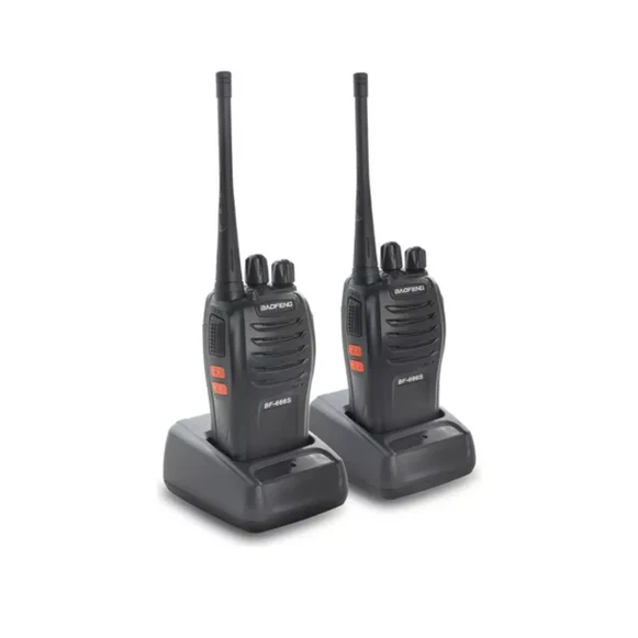 Radio Intercomunicador Baofeng Bf-666S Doble 1