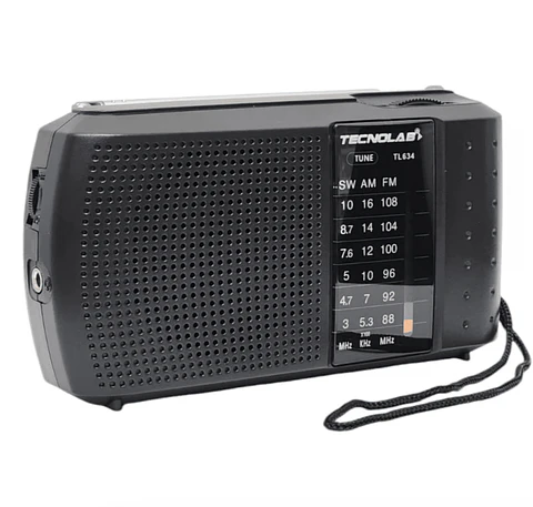 Radio Portatil Am/Fm Tl-634 Tecnolab