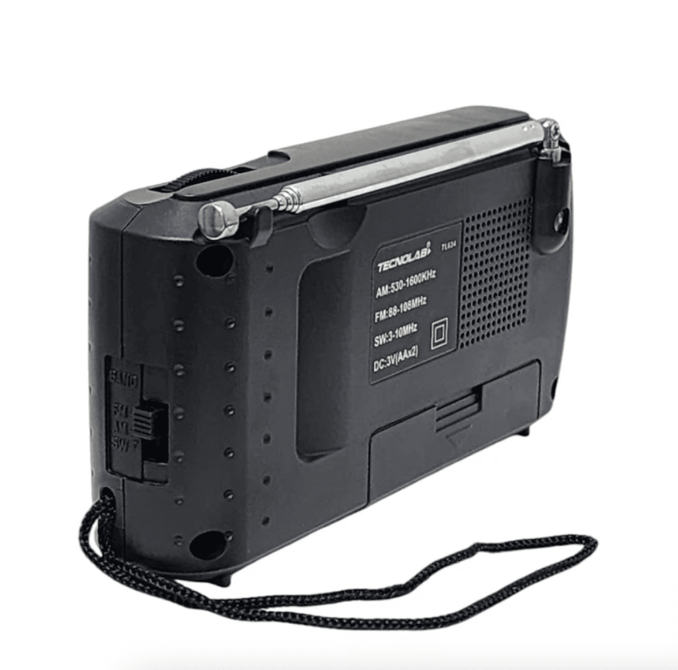 Radio Portatil Am/Fm Tl-634 Tecnolab 2