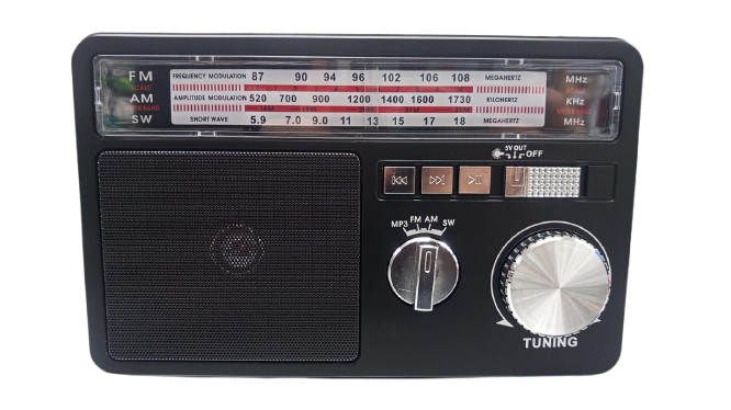 Radio Portatil Am/Fm Carga Solar Tl-637 Tecnolab 1