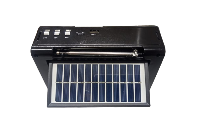 Radio Portátil Am/Fm Carga Solar Batería Litio Tl-635 6
