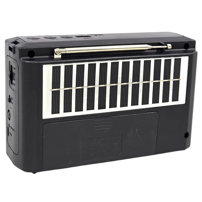 Radio Portátil Con Carga Solar Am/Fm Tl-636 Tecnolab 5