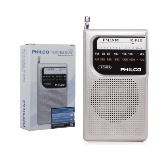 Radio Portátil Philco Ic-F20 1
