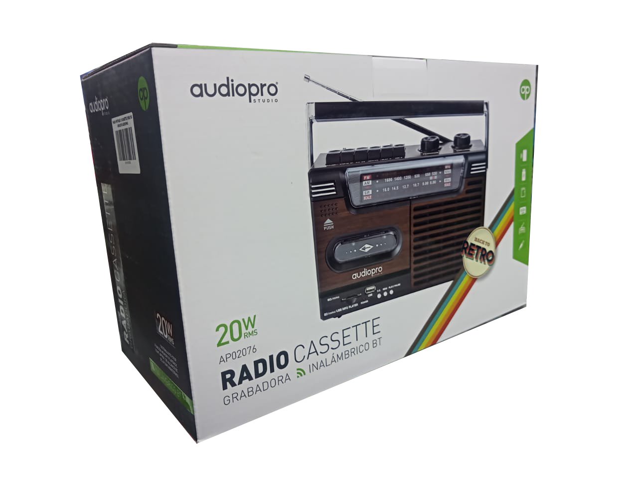 Radio Retro De Cassette Audio Pro 2