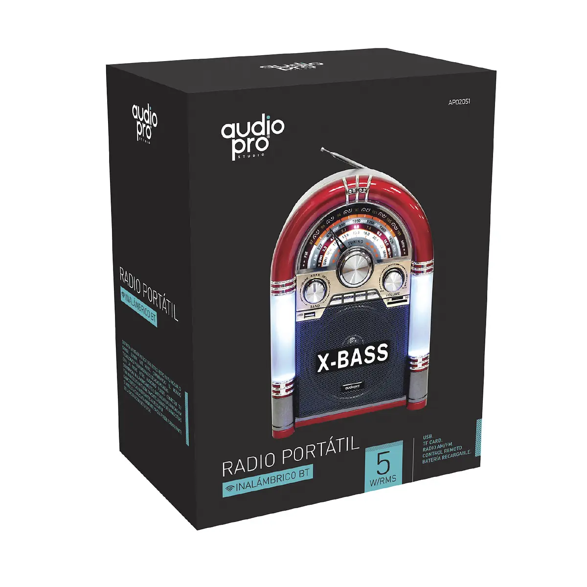 Radio Rockola Retro Audiopro Ap02053 Grande 1