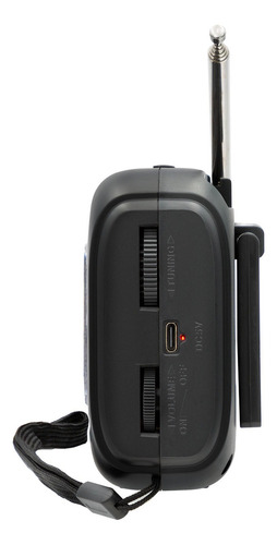 Radio Solar De Emergencia Bt-Am/Fm/Sw Philco Icx66 Negro Negro 3