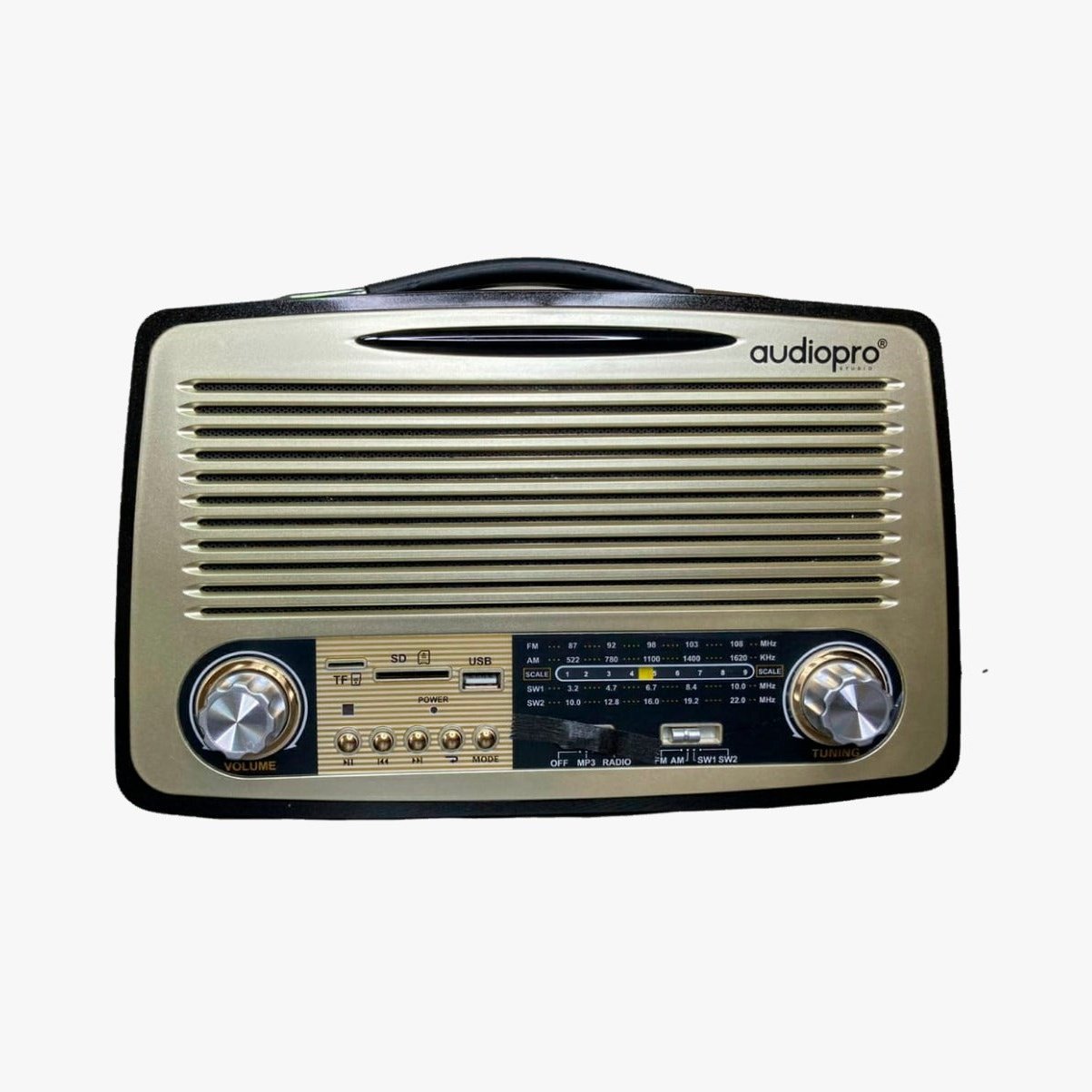 Radio Vintage Audiopro Portátil Ap02051 1