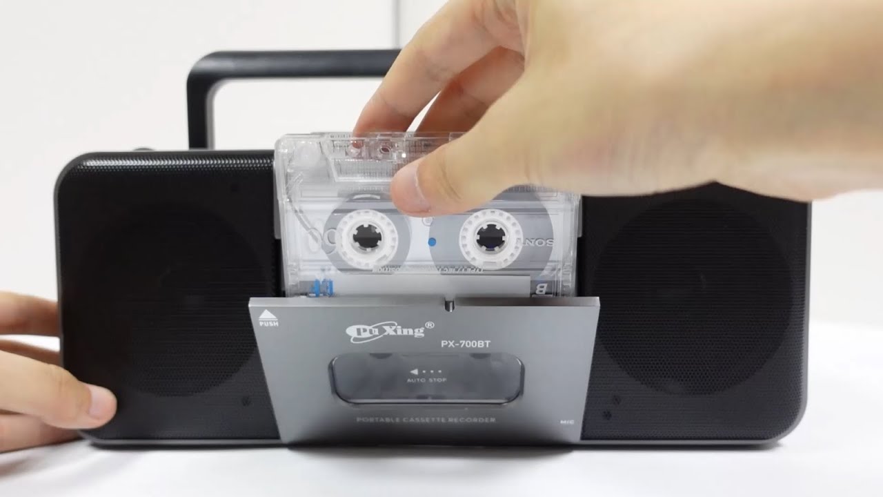 Rario Cassette Modelo Vintage Bt Px-700Bt Negra 4