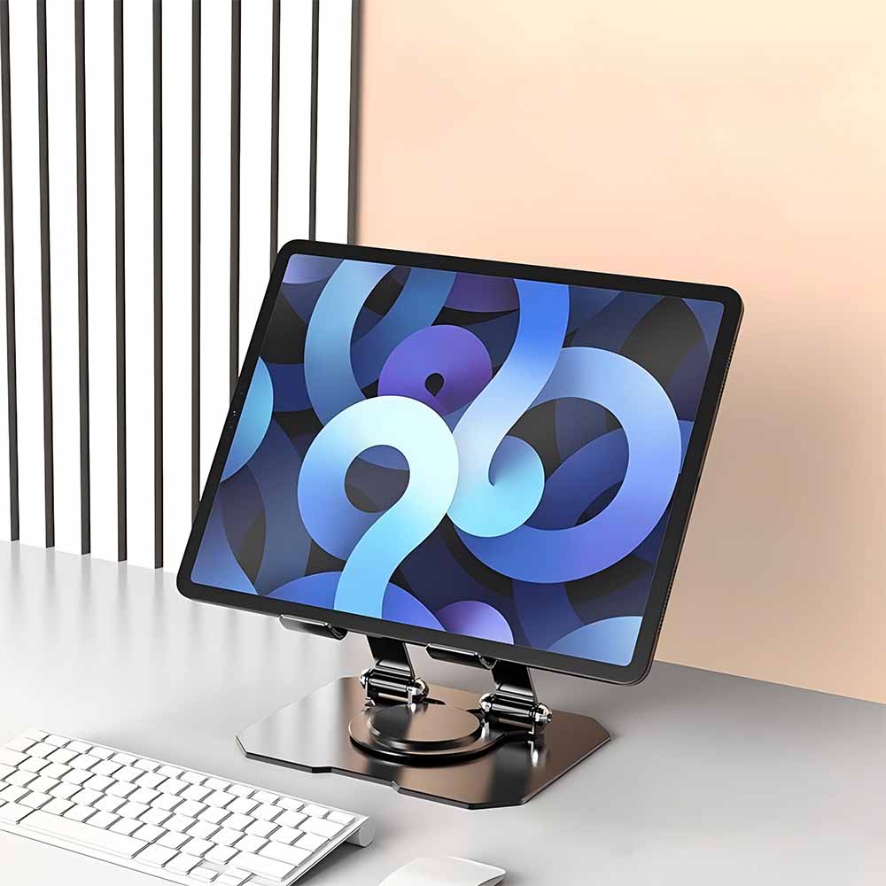 Soporte De Metal Para Tablet Con Altura Y Rotación Mod. Ut-St80Tb 2