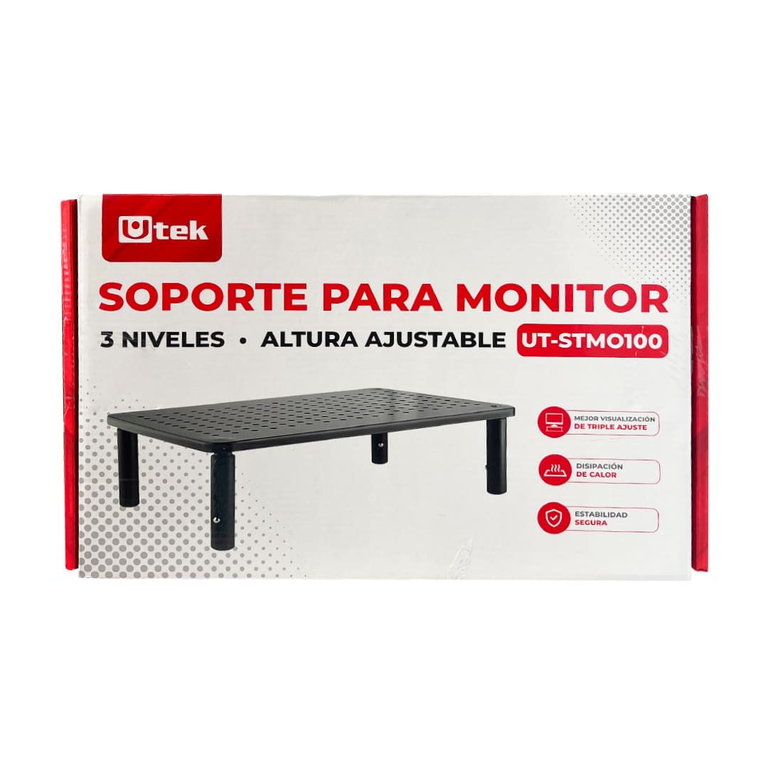 Soporte Para Monitor Ajustable Ut-Stmo100 Utek 3