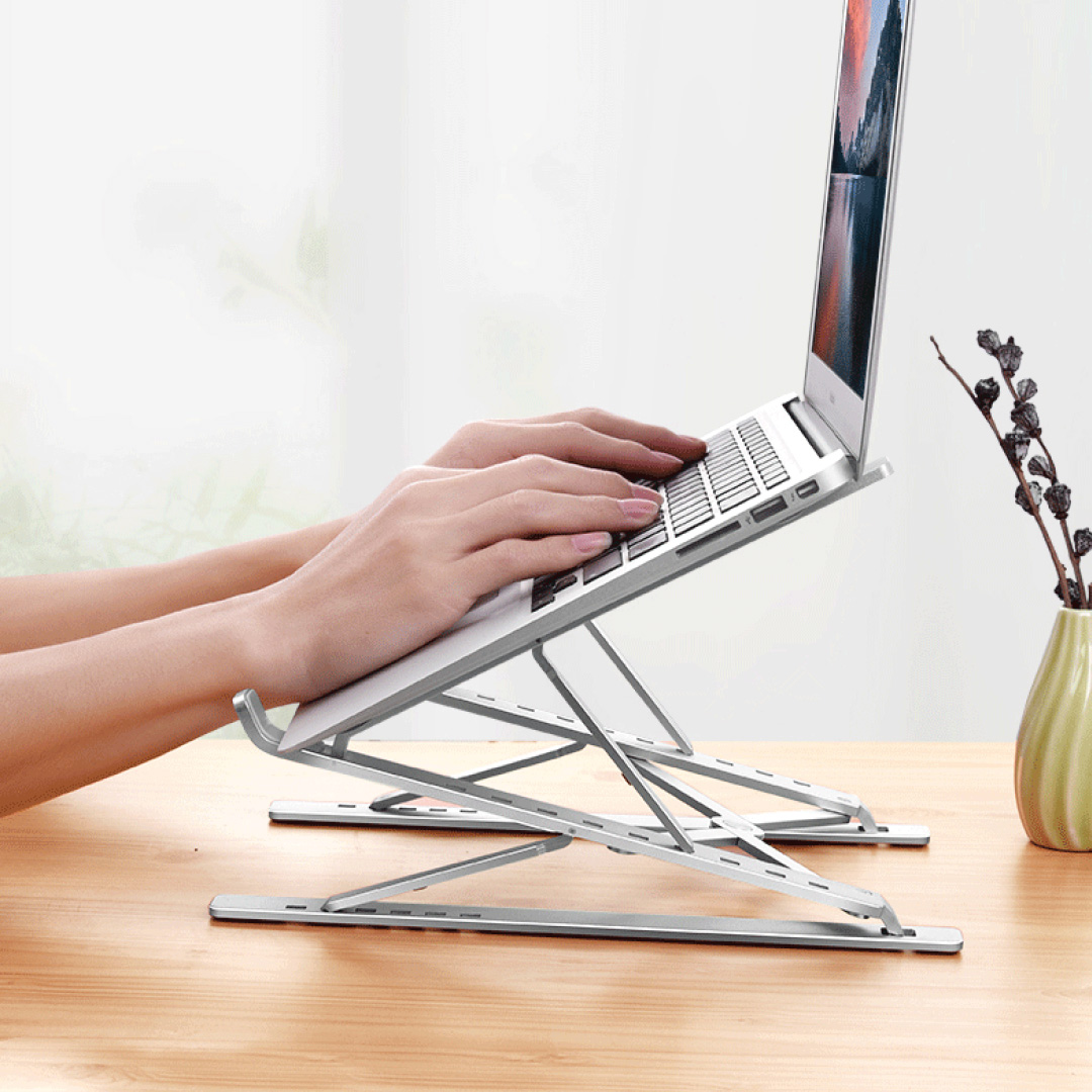 Soporte Portable Para Notebook Con Doble Regulación Mod. Ut-St2B 2