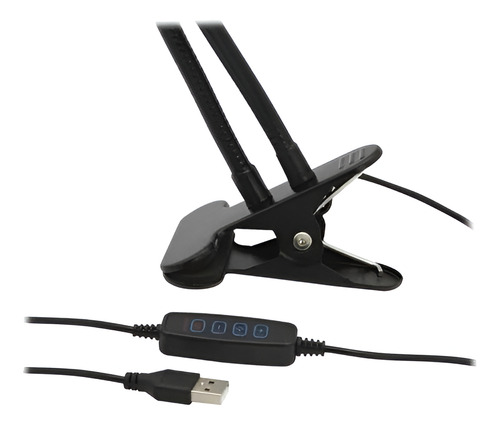 Soporte Tipo Clip Para Smartphone Con Aro De Luz Philco Fj Color Negro 3