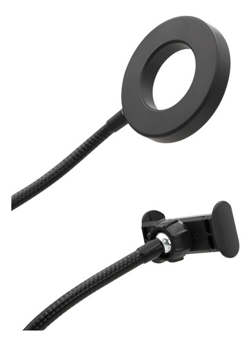Soporte Tipo Clip Para Smartphone Con Aro De Luz Philco Fj Color Negro 5