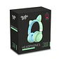 Audífono Bluetooth Cat Headband Con Luz Led Green - Miniatura 1
