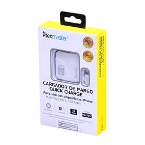 Cargador Tipo C/ A Lightning Tm-200515 Tecmaster