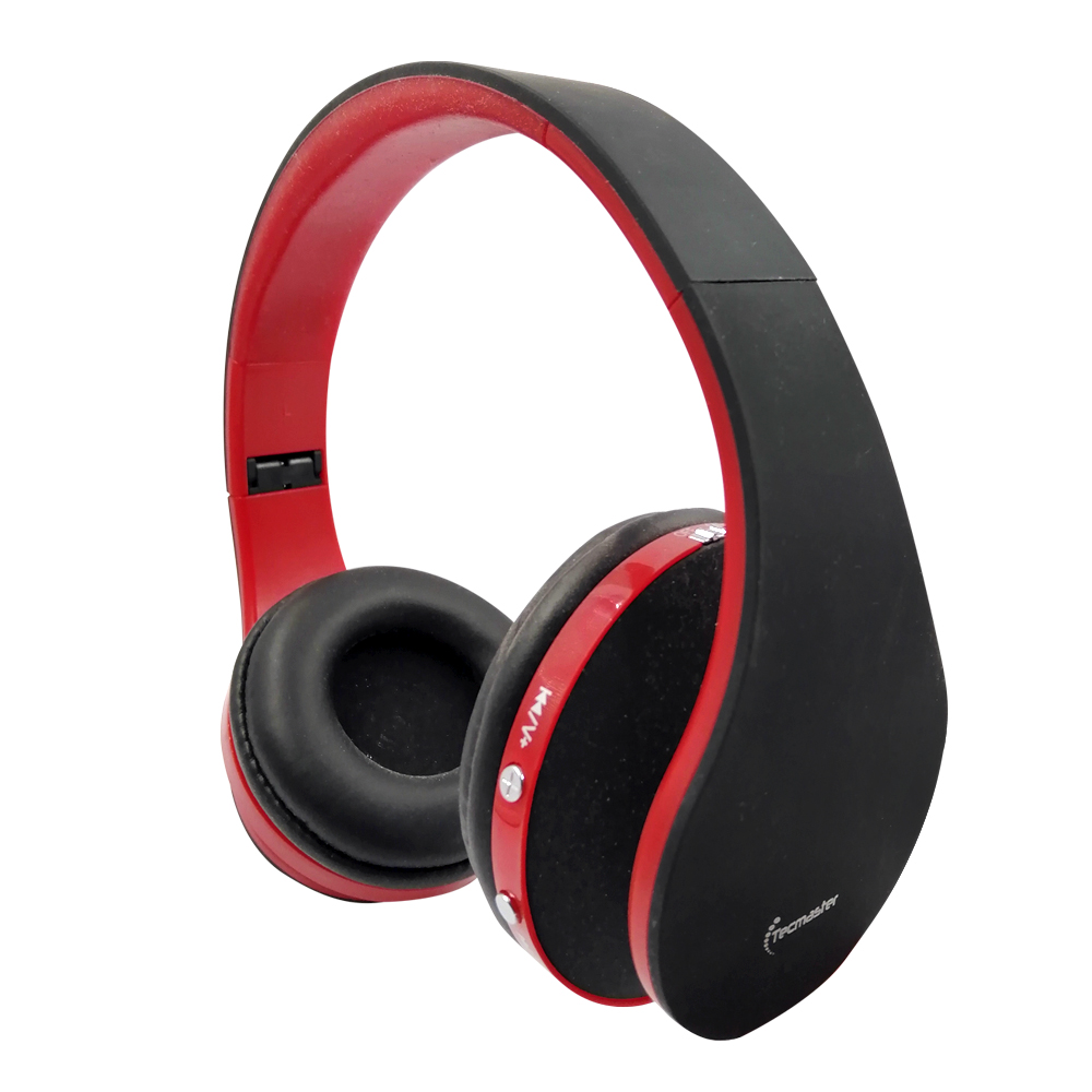 Audifono Bluetooth Tm8252Bt Stereo Red Tecmaster 2