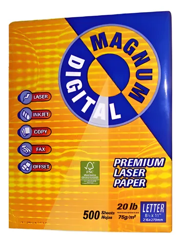 Resma De Papel Tamaño Carta 500 Hojas Magnum 2