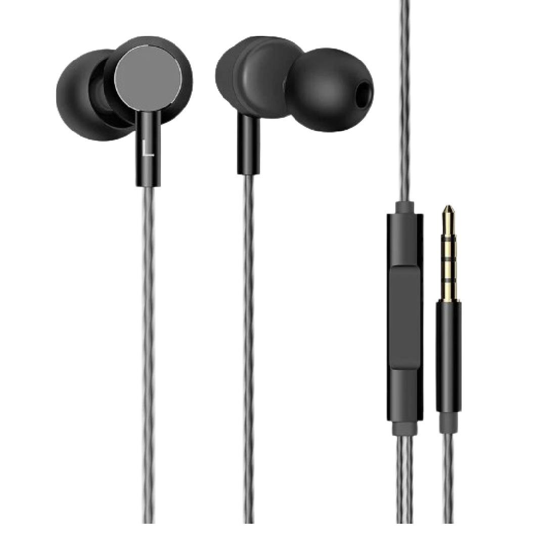 Audífono Con Cable Dhe7001 Metal Hp 1