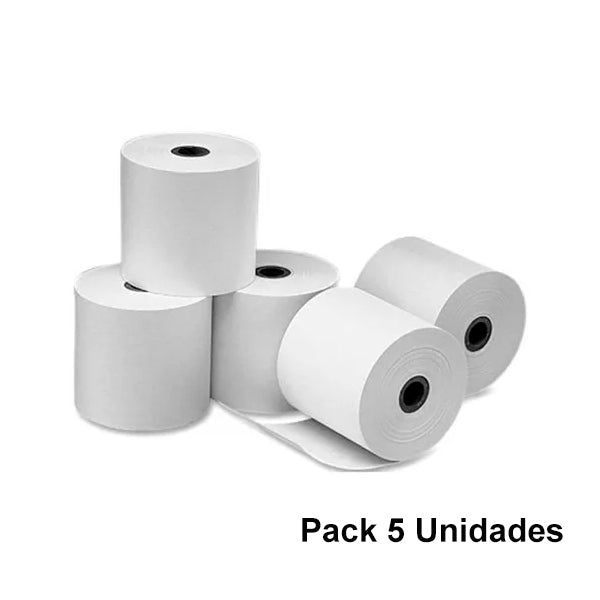 Rollo De Papel Térmico 80X80Mm De 59 Grs (Pack De 5 Unidades) 3
