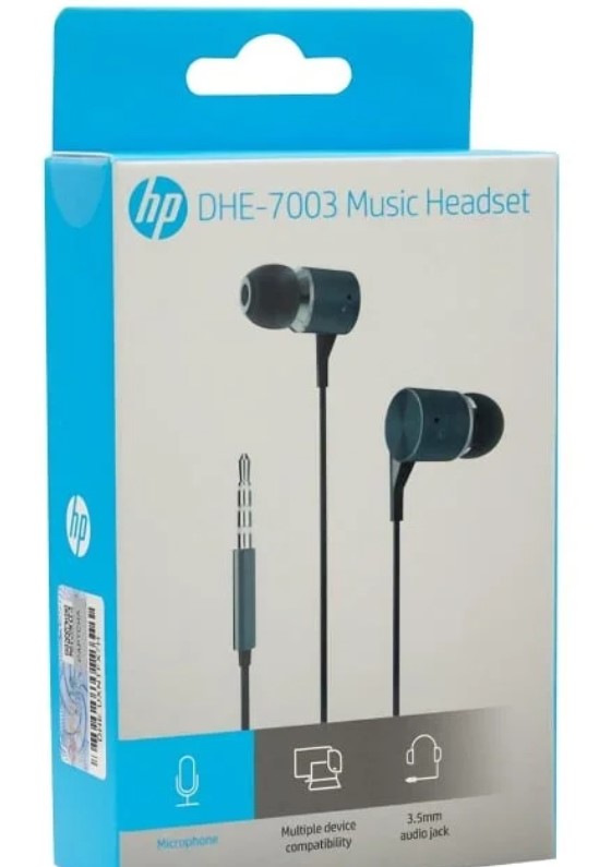 Audífono Con Cable Dhe-7003 Conexión 3,5 Hp 3