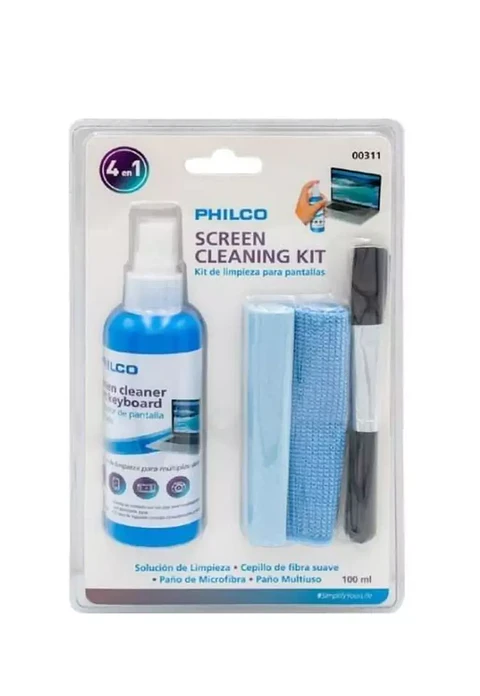 Set De Limpieza 4 En 1 Para Pantallas 00311 Philco