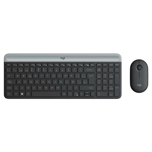 Combo Logitech Mk470 Graphite Teclado (Es) + Mouse Wireless 1