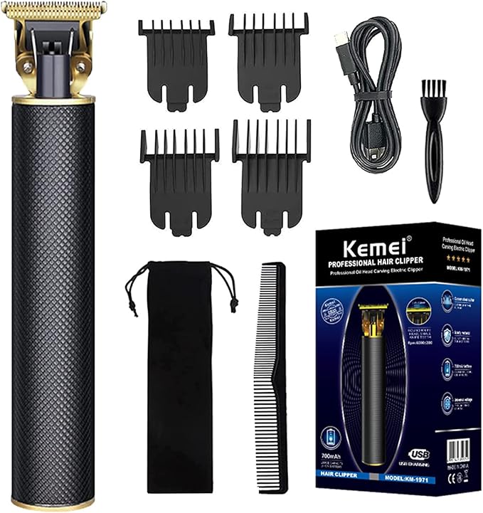 Máquina Afeitadora Recargable Kemei Km-1971 3