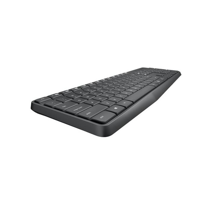 Combo Teclado + Mouse Inalámbrico Mk235 Negro Logitech 4