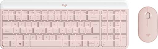 Combo Teclado + Mouse Mk470 Pink Logitech 2