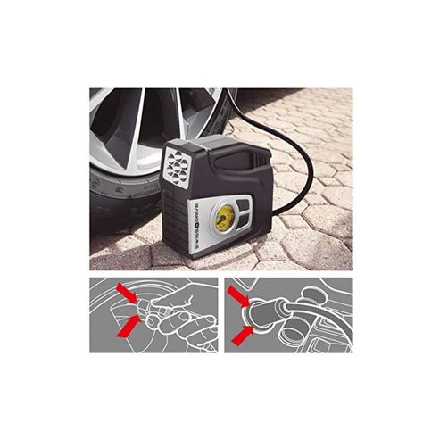 Compresor De Aire 12V 100 Psi Con Luces Led De Emergencia Tecnolab 2