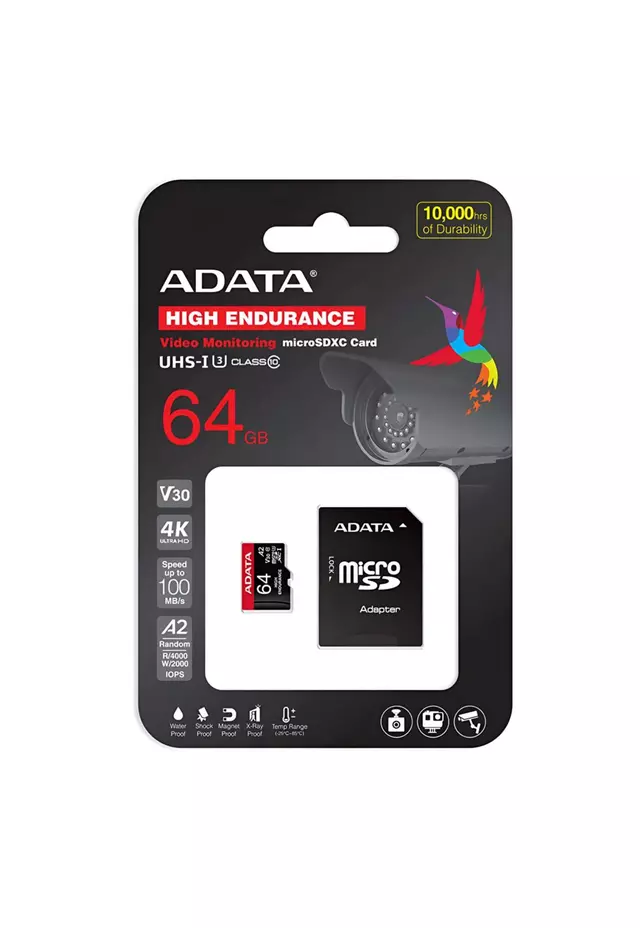 Memoria Micro Sd Adata C10 4K 64Gb 1