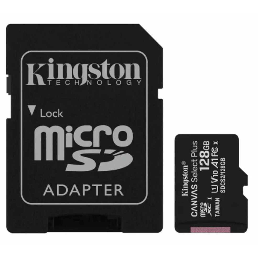 Memoria Micro Sds2 C/Adaptador Select Pus 100Mb/S 128Gb Kingston 1