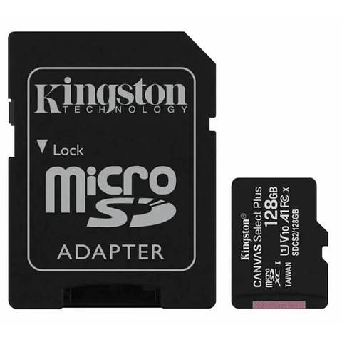 Memoria Micro Sds2 C/Adaptador Select Pus 100Mb/S 128Gb Kingston