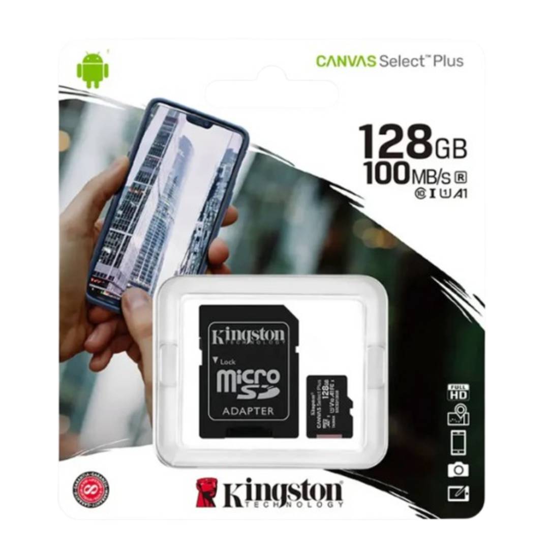 Memoria Micro Sds2 C/Adaptador Select Pus 100Mb/S 128Gb Kingston 2