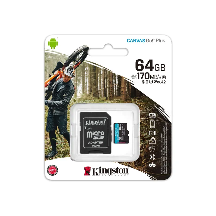 Memoria Microsd Kingston 64Gb  2