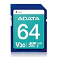 Memoria Sd Uhs-I Clase 10 V30 64Gb Adata - Miniatura 1