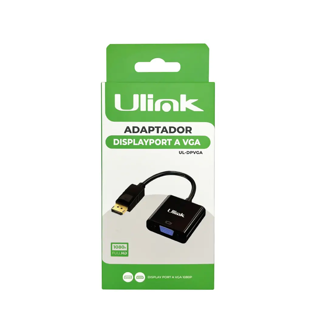 Conversor Display Port A Vga Ul-Dpvga Ulink  3