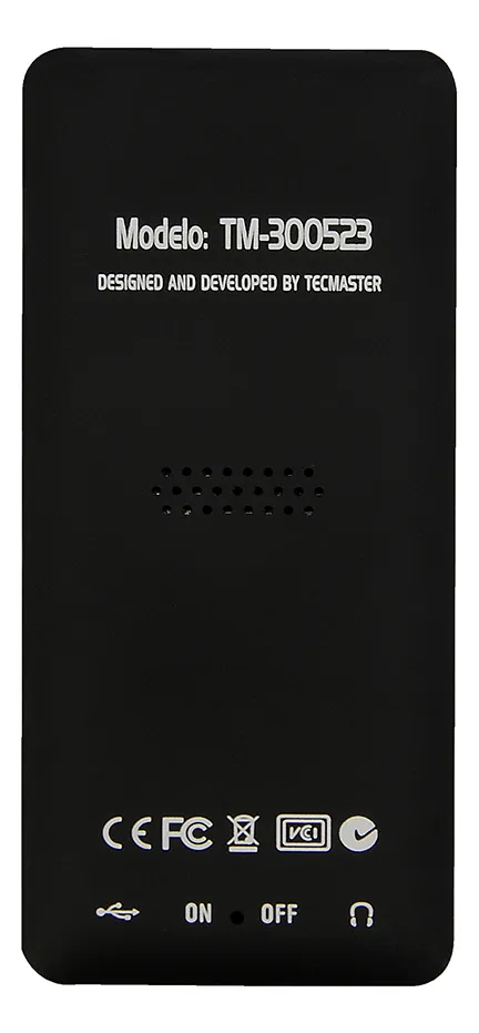 Mp3 Bluetooth 16Gb Carcasa Abs+Audifono Tm-300523 Tecmaster 2