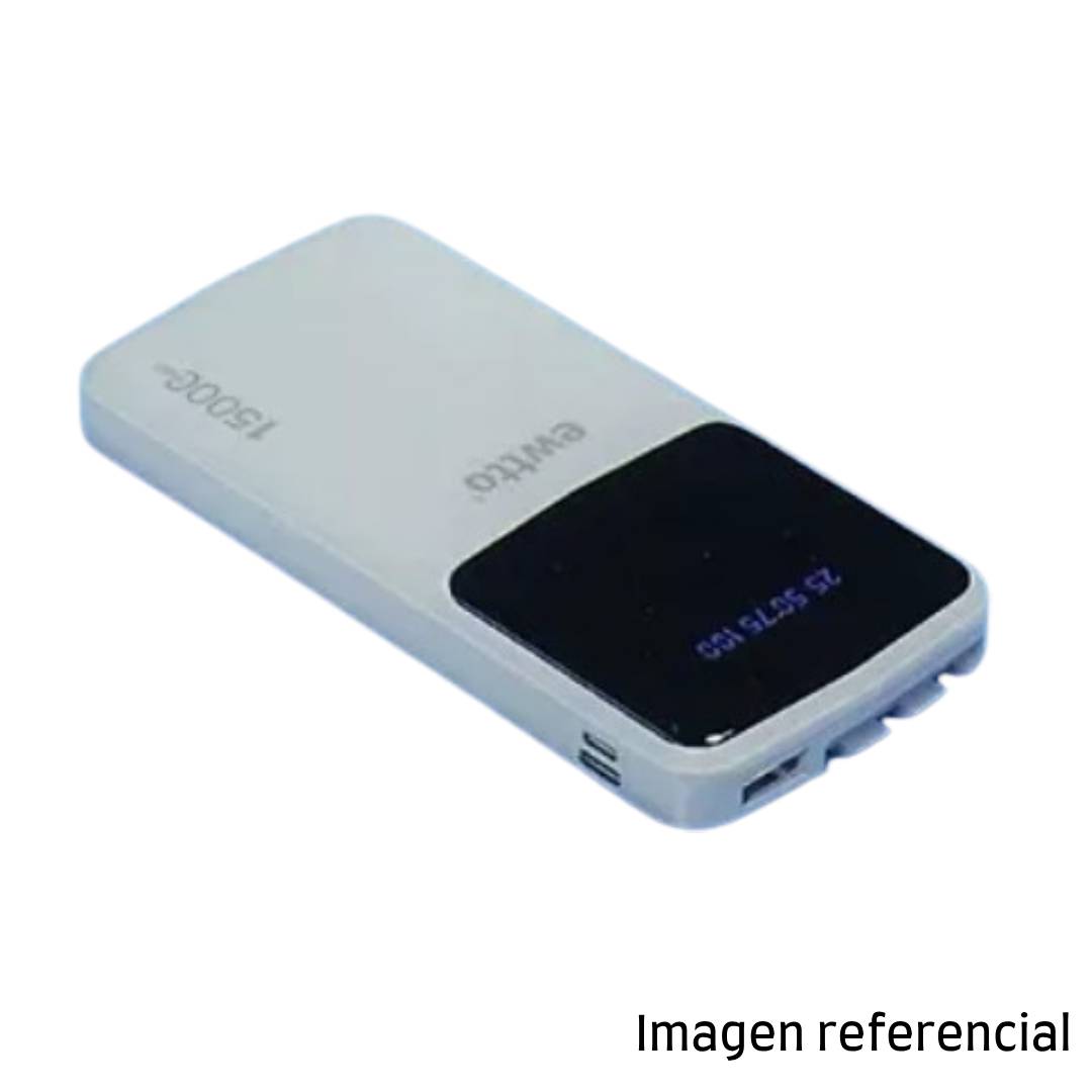 Power Bank 15000Mah Et-E2109 Negro / Blanco Ewtto 1