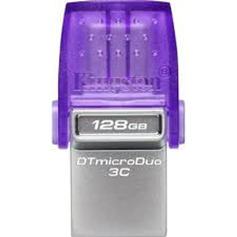Pendrive Kingstone 128Gb Datatraveler Microduo 3C (Usb 3.2, Usb-C)	